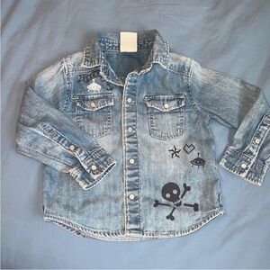 H&M toddler denim shirt